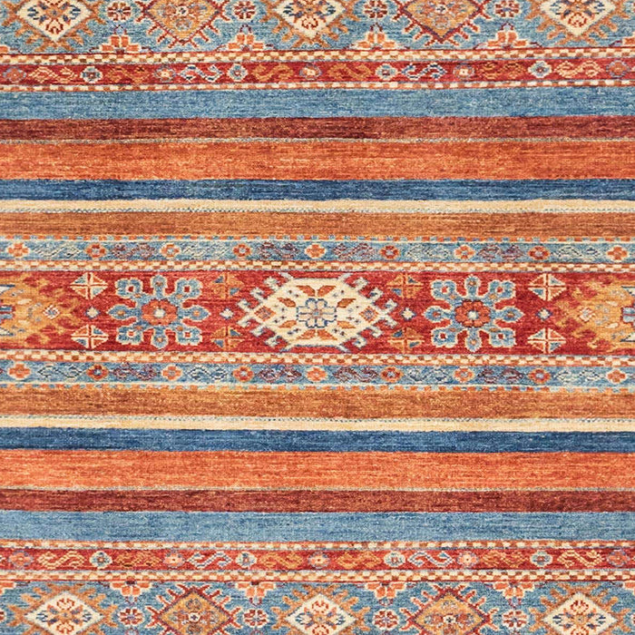 Machine Washable Abstract Red Rug, wshabs2507