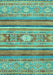 Abstract Turquoise Modern Rug, abs2507turq