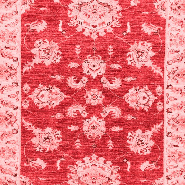 Machine Washable Oriental Red Traditional Rug, wshabs2508red