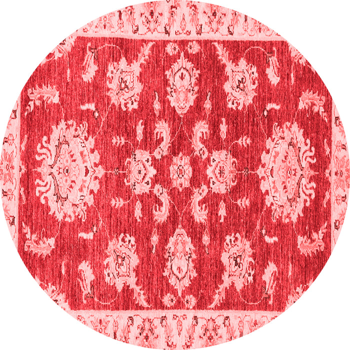 Machine Washable Oriental Red Traditional Rug, wshabs2508red