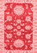 Oriental Red Traditional Area Rugs