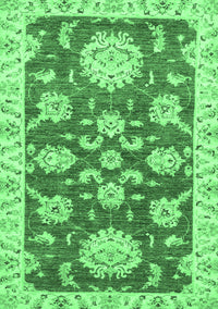 Oriental Emerald Green Traditional Rug, abs2508emgrn