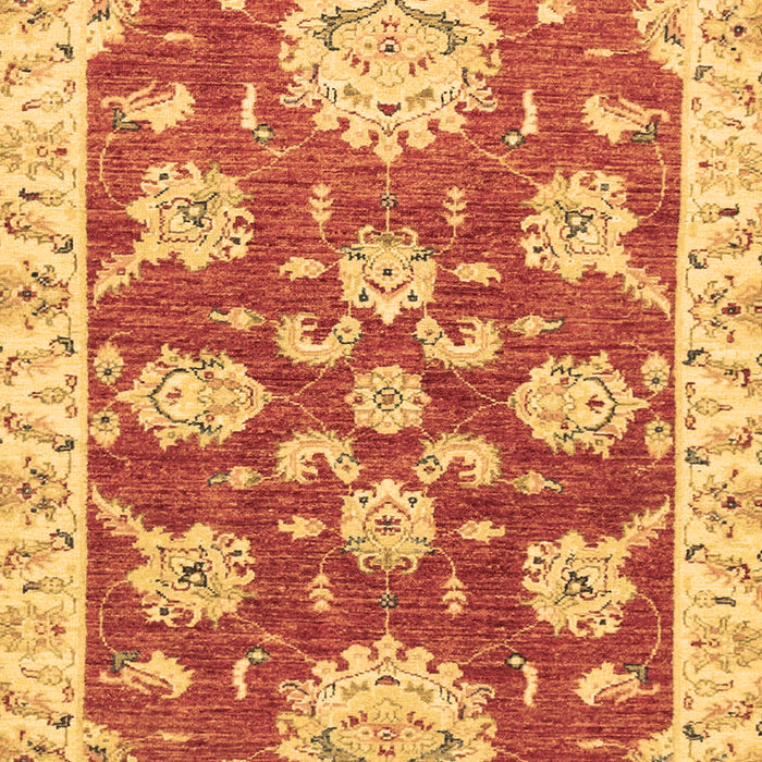 Machine Washable Oriental Brown Traditional Rug, wshabs2508brn