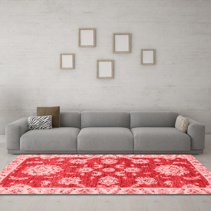 Traditional Red Washable Rugs