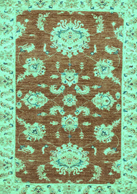 Oriental Turquoise Traditional Rug, abs2508turq