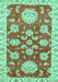 Oriental Turquoise Traditional Rug, abs2508turq