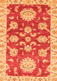 Oriental Orange Traditional Rug, abs2508org