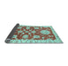 Sideview of Oriental Light Blue Traditional Rug, abs2508lblu