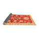 Sideview of Oriental Orange Traditional Rug, abs2508org