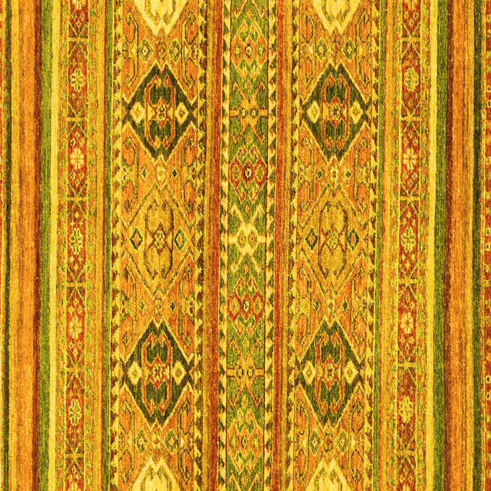 Square Machine Washable Abstract Yellow Modern Rug, wshabs2509yw