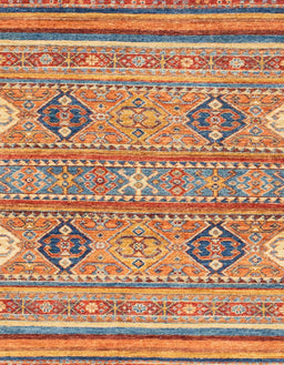Abstract Chestnut Red Modern Rug, abs2509