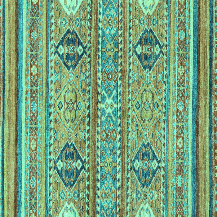 Square Machine Washable Abstract Turquoise Modern Area Rugs, wshabs2509turq