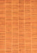 Checkered Orange Modern Rug, abs250org