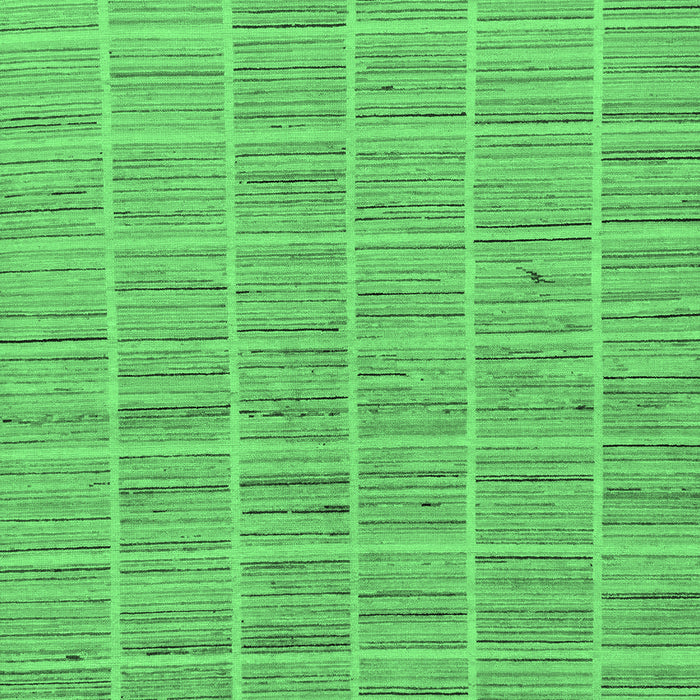 Machine Washable Checkered Emerald Green Modern Area Rugs, wshabs250emgrn