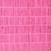 Square Checkered Pink Modern Rug, abs250pnk