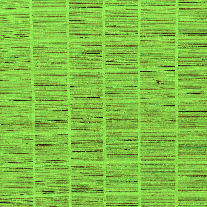 Machine Washable Checkered Green Modern Area Rugs, wshabs250grn