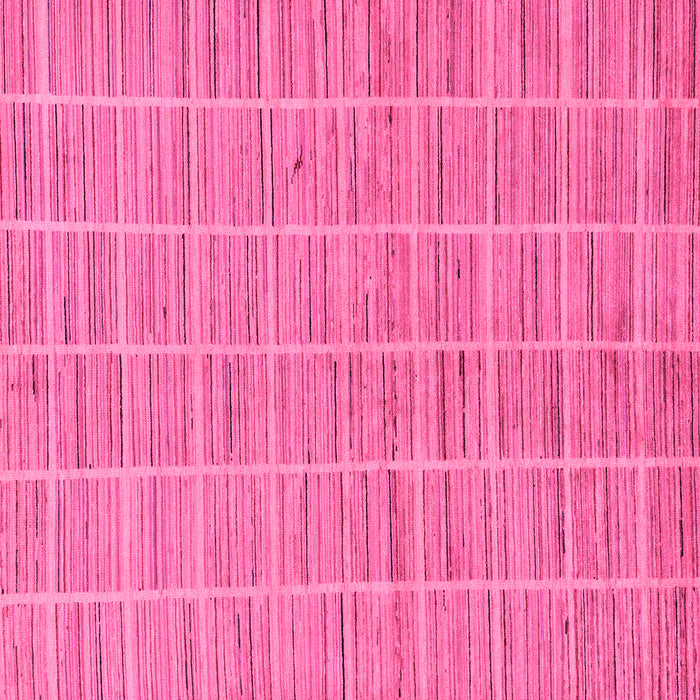 Square Machine Washable Checkered Pink Modern Rug, wshabs250pnk