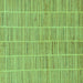 Square Machine Washable Checkered Turquoise Modern Area Rugs, wshabs250turq