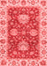 Oriental Red Traditional Area Rugs