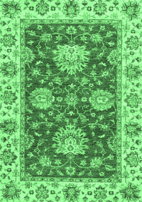 Oriental Emerald Green Traditional Rug, abs2510emgrn