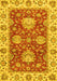 Oriental Yellow Traditional Rug, abs2510yw