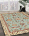 Machine Washable Abstract Dark Gold Brown Rug in a Family Room, wshabs2511