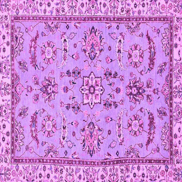 Square Oriental Purple Traditional Rug, abs2511pur