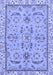 Machine Washable Oriental Blue Traditional Rug, wshabs2511blu