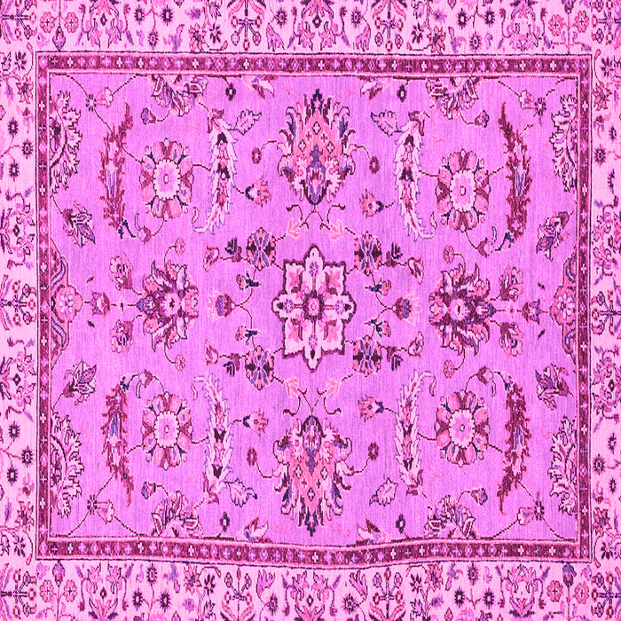 Square Oriental Pink Traditional Rug, abs2511pnk