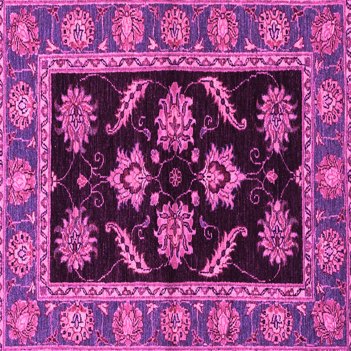 Square Oriental Pink Traditional Rug, abs2512pnk