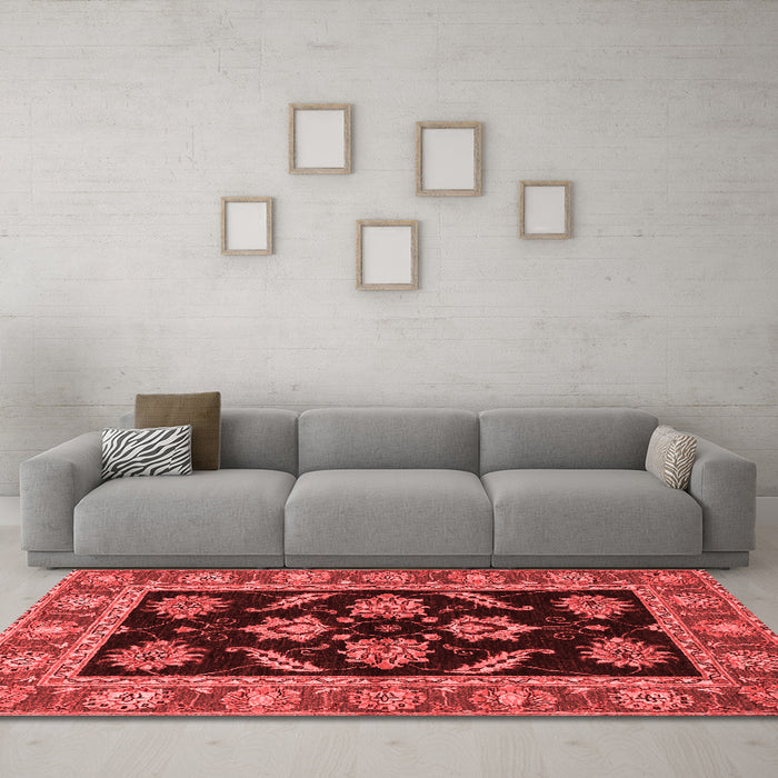 Traditional Red Washable Rugs