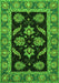 Oriental Green Traditional Rug, abs2512grn