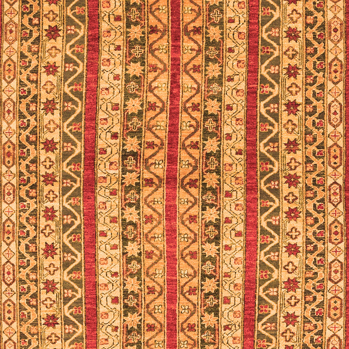 Machine Washable Abstract Orange Modern Area Rugs, wshabs2513org