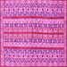 Square Machine Washable Abstract Pink Modern Rug, wshabs2513pnk