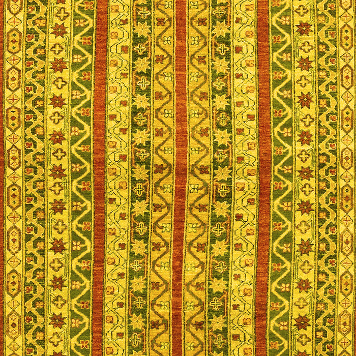 Abstract Yellow Modern Rug, abs2513yw