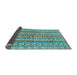 Sideview of Abstract Light Blue Modern Rug, abs2513lblu