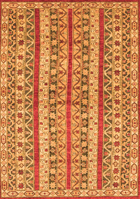 Abstract Orange Modern Rug, abs2513org