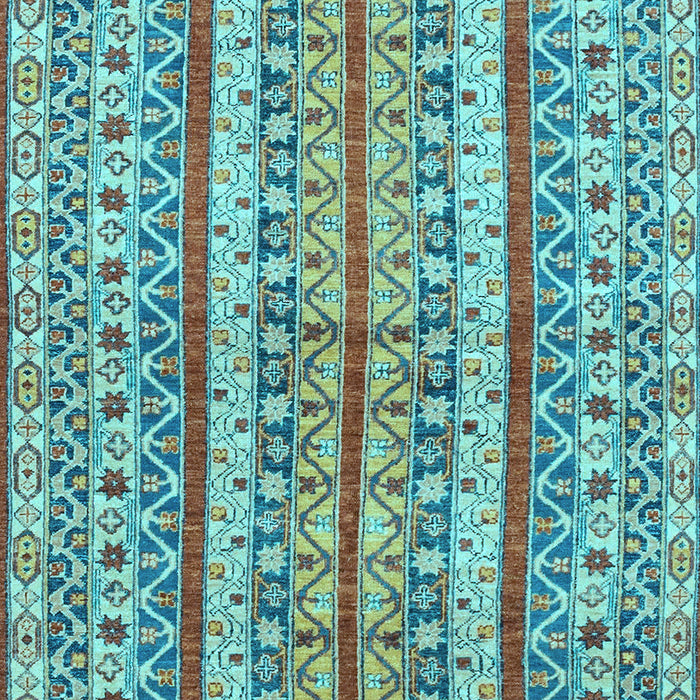 Abstract Light Blue Modern Rug, abs2513lblu