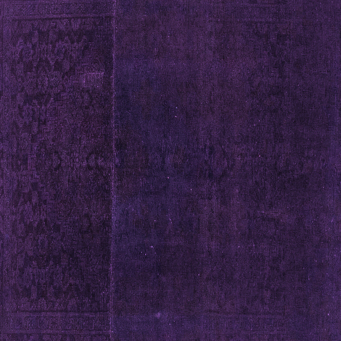 Square Machine Washable Abstract Purple Modern Area Rugs, wshabs2514pur