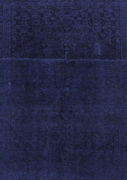 Abstract Blue Modern Rug, abs2514blu
