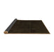 Sideview of Abstract Brown Modern Rug, abs2514brn