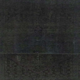 Square Abstract Mid Gray Modern Rug, abs2514