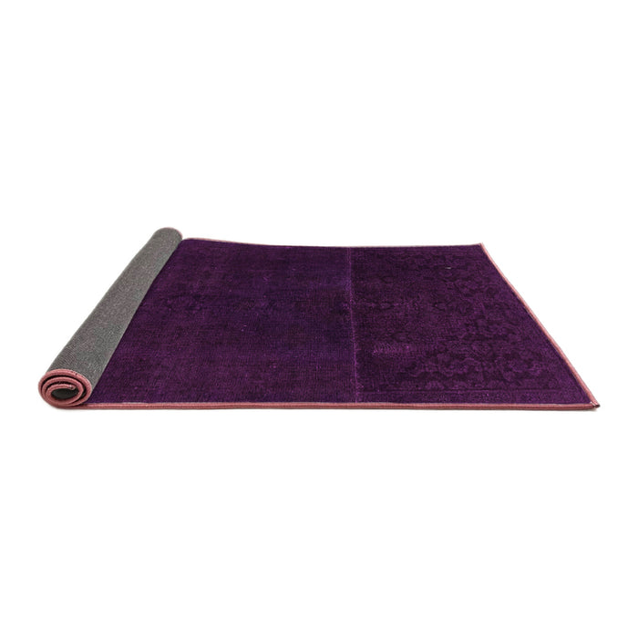 Sideview of Abstract Pink Modern Rug, abs2514pnk