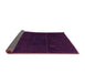 Sideview of Abstract Pink Modern Rug, abs2514pnk