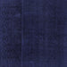 Square Abstract Blue Modern Rug, abs2514blu