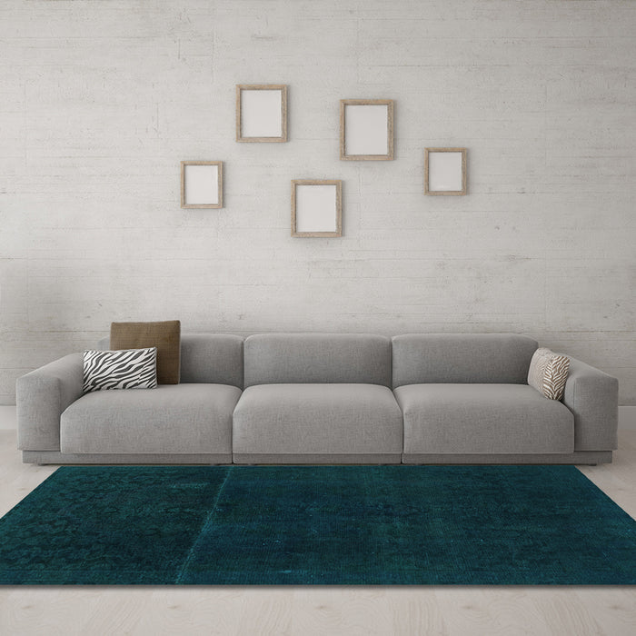 Machine Washable Abstract Light Blue Modern Rug in a Living Room, wshabs2514lblu