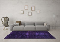 Machine Washable Persian Purple Bohemian Rug, wshabs2515pur