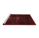 Bohemian Red Washable Rugs