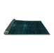 Sideview of Persian Light Blue Bohemian Rug, abs2515lblu