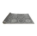 Sideview of Abstract Gray Modern Rug, abs2516gry